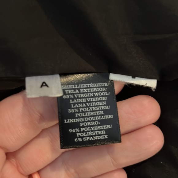 AnnTaylor zebra print collarless blazer/jacket virgin wool blend size me… - Picture 7 of 10